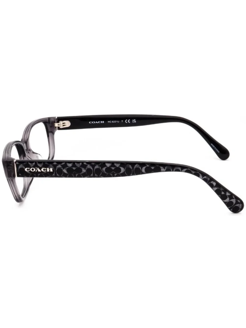 Coach HC 6221U 5785 Eyeglasses Transparent Grey 52 17 140